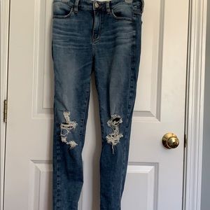 American eagle distressed hi rise leggings
